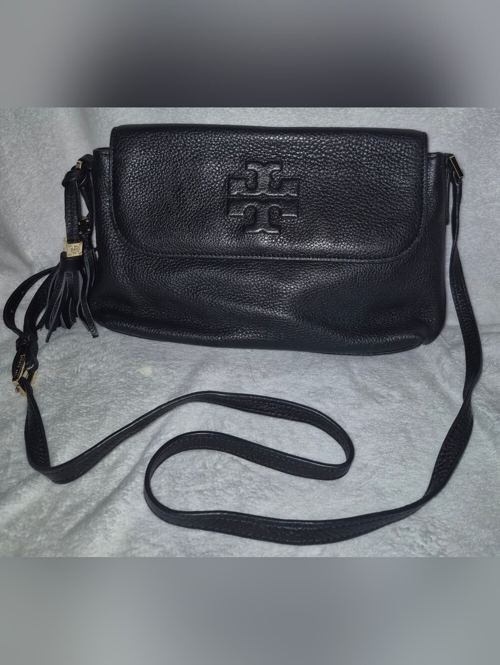 Tory burch crossbody bag  with tussle